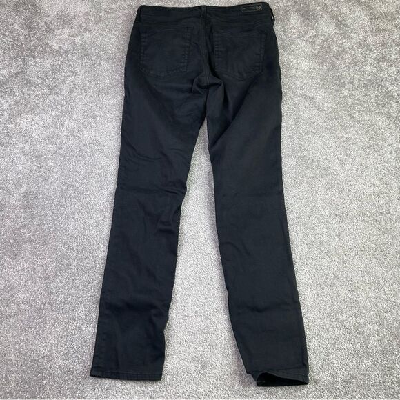 AG Adriano Goldschmied Pants Women's 27 Black Skinny Low Rise Stretch Prima - Picture 3 of 13